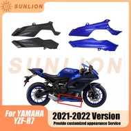For YAMAHA YZF-R7 2021 - 2022 bottom exhaust side guard YZF R7 chassis guard fairing YZFR7 Carbon fi