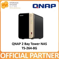 Qnap 2-Bay NAS TS-264-8G  Enclosure [ Qnap Official Partner]