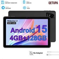 10.1 Inch Tablet, Android 15 System, A523 Octa-Core 2.0GHz Processor, 4GB RAM 128GB ROM Expandable T