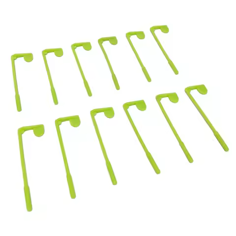 10Pcs/set Tactical Chamber Safety Flag Empty Chamber Remove Green Built-in Flathead Tool Hunting Acc
