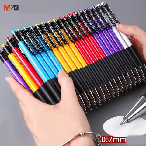 M&G ballpoint pen press type 0.7MM,student and office use,high color ballpoint pen,wholesale