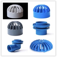 PVC Breathable Cap White, Blue, Gray Seafood Pool Overflow Pipe Fittings Water Tank Filter Isolation