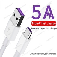 1m USB C Cable 5A Supercharge USB Type C Cable For Huawei 5A Quick Charging Fast Charger Cable