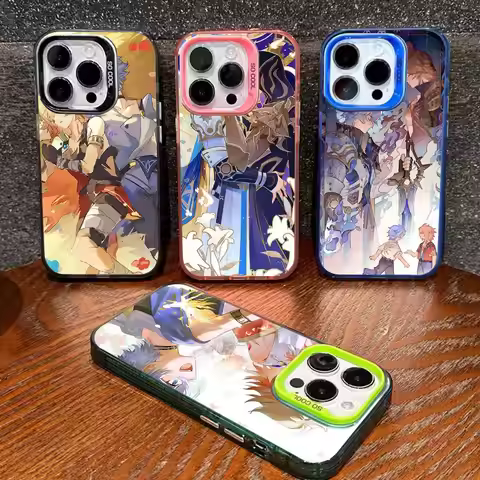 Phaidon And Mydei Star Rail Phone Case For IPhone 17 16 15 14 13 Pro Max Plus Matte Color Back Cover
