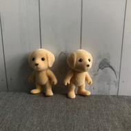 一套兩隻 關節可動 花裝飾 裝飾擺件 永生花裝飾 floraldecoration 永生花公仔 永生花小公仔 永生花公仔擺設 森林家族公仔 裸體森林家族 森林家族 森林家族絨毛公仔 森林家族擺件 森林