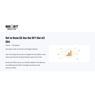 [Video Course] Get to Know (& Use the Sh*t Out of) GA4 by Beast Analytics