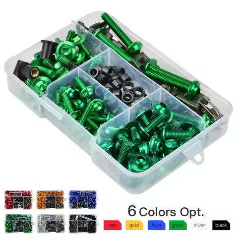 Fit For YAMAHA TZR250 3MA 3XV FZR250 2KR 3LN RD350 RZV500 Motorcycle Fairing Bolt Kit Screw Nut Set