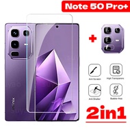 For infinix Note 50 Pro Plus Pro+ 4G 2025 Phone Tempered Glass Clear Note50X Note50Pro+ Screen Prote