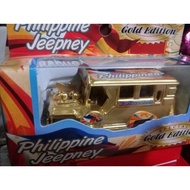 【hot sale】 3" Philippine Jeepney Die Cast Metal (Gold Edition Small)