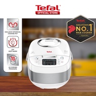 Tefal Delirice Compact Fuzzy Logic Spherical Rice Cooker 1L RK7501 – 10 Programmes, 6-Layer, Ideal f