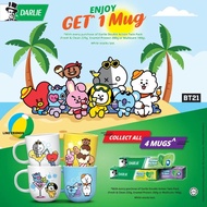 Darlie Toothpaste Free BT21 Mug