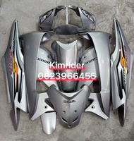 ชุดสี เฟรม wave 100 s w100s ubox เวฟ 100s เวฟ ยูบ๊อก ปี 2005 ครบ10ชิ้น ติดสติกเกอร์ 125 งานABS แท้  