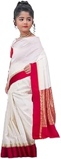 Kids banarsi saree kanjivuram with stitched Blouse