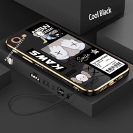Casing OPPO CPH1701 CPH1801 CPH1717 CPH1827 CPH1729 Trendy Brand Kaws Phone Case Shockproof Soft TPU