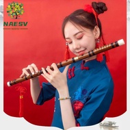 NAESV Chinese Flute, Key C D E F G Traditional Traditional Flute, Ethnic Instrument Professional Bam