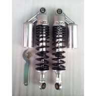 new 15";  370mm/380mm  8mm spring motorcycle Air shock absorber for yamahm honda atv  silver  black
