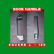 Door Handle Aluminium Profile/ gagang pintu mesin/ square L = 120