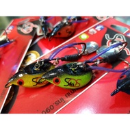 Lung yai sos predator 4cm /gewang/Jumpfrog kayu