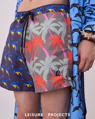 (LEISURE PROJECTS) patchwork loma swim shorts  กางเกงว่ายน้ำขาสั้น