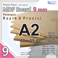 A2 MDF - 9mm MDF A2 Size