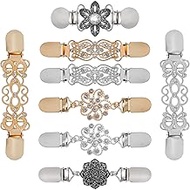 8 PCS Cinch Clip for Retro Sweater Clip,Dress Clip Back Cinch Shawl Cardigan Collar Pant Waist Tight