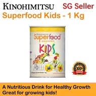 KINOHIMITSU Superfood Kids 1 kg – Nutritious Multigrain Beverage with DHA –  Promote Optimal Nourishment , Physical Fevelopment , Digestion , Immunity and Brain Energy of Your Kids –  Delicious &amp; Convenient – Ready Stock – SG Seller