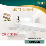 LED T8 LED Tube 2 Feet 4 Feet 11W 22W 35W Bright Lamp LED T8 Casing Fitting T8 LED Tube LED Casing K