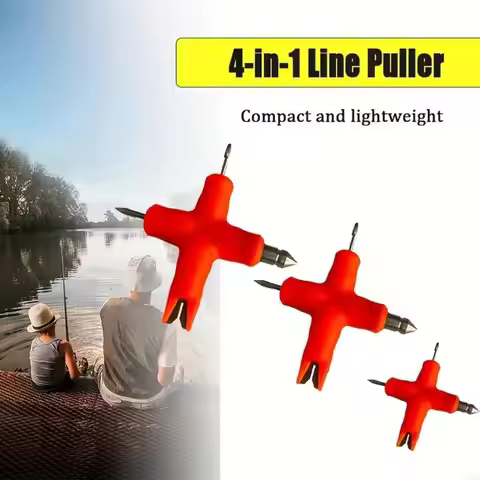 4 in 1 Coated Braids Stripper Rig Tool Fishing Tool Quick Release Fishing Line Puller Stripper Equip