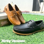 Men’s Exclusively HarIey-Davidson Classic Casual Elegant Loafer Shoes Kasut Lofer Sampan Vintage’s M