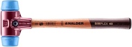 Halder Simplex Hammer TPE (Blue), Diameter 15.7 inches (40 mm), Interchangeable Head and Handle, Mad