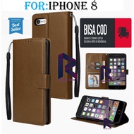 FLIP COVER iphone 8 CASE FLIP WALLET LEATHER PREMIUM LEATHER FLIP CASE OPEN CLOSE iphone 8