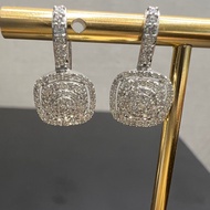 WG63-Diamond Earring with 18K White Gold