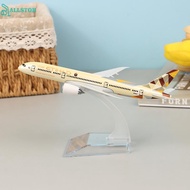 ALLSTOR 16cm Etihad 787 Alloy Airplane Plane Model Diecast Airplane Model For Gift Collection Kids D