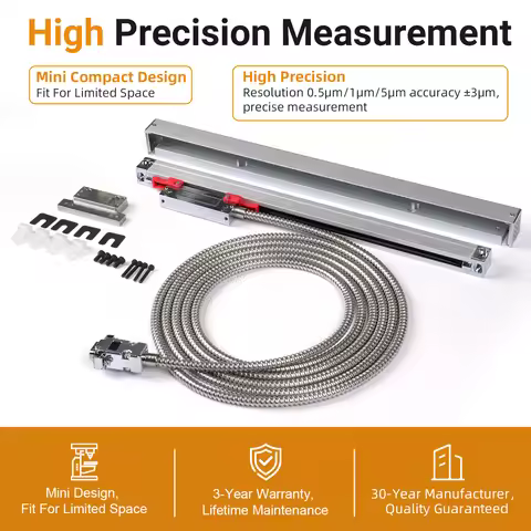 KA500 Linear Scale Manufacturer ISO14001 OHSAS18001 Certified CNC Machine Tool Positioning Device Me