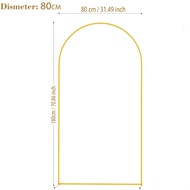 Metal Circle Stand Wedding Arch Round Gold Background Arch DIY Birthday Party wedding decoration bir