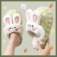 So Cute Bunny Cotton Slippers, Waterproof Rubber Lining