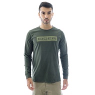 KAOS EIGER LENGAN PANJANG HEXACAMOU OLIVE ORIGINAL