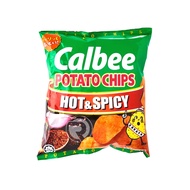 Calbee Hot And Spicy Potato Chips (Small) (22g x 30 Packets)