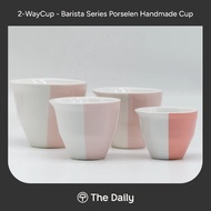 2-WayCup - Two Way Cup Barista Series Porcelain Handmade Cup with Dual Tasting Experience
