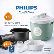 [FREE BUBBLE WRAP]Philips 1.8L Rice Cooker HD3212