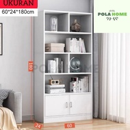 Multifunctional Anti-Fungal Bookshelf 60X24X180CM