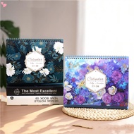 2025-2026 Desk Calendar - Standing Flip Desktop Calendar 2025-2026, JUL. 2025 - DEC. 2026, 9.96" x 8