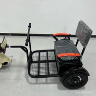 Bicycle Electric Motorcycle Trailer Trailer Rear-Mounted Outdoor Travel Riding Trailer Carrier Small