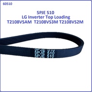 LG T2108VSAM / T2108VS2M / T2108VS3M Inverter Top Loading 5PJE 510 Belt for washing machine use
