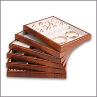 Jewelry Display Tray Display Tray Wood Grain Linen Jewelry Tray Jewelry Display Tray Jade Bracelet G