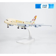 Airplane W Aircraft Model ETIHAD Airways Boeing 19cm Wheels