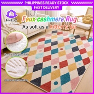 B-NEST Thicken Faux Cashmere Rug Soft Carpets Rugs Floor Carpet Plush Carpet Home Deco
