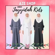 Hasnuri Jubah Jayyidah Kids - Black/Spruce Grey/White