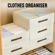 Homehub Clothes Grid Organiser Wardrobe Cupboard Organizer Storage Foldable For Underwear Socks