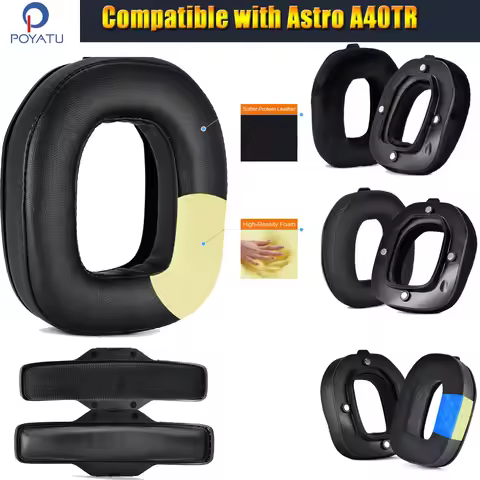 Earpads for Astro A40TR A40 TR Gaming Headset Headband Ear Pads Cushions Earmuff (Not Compatible wit
